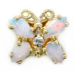 N360 14K MQ/PS OPAL DIAMOND SLIDE 